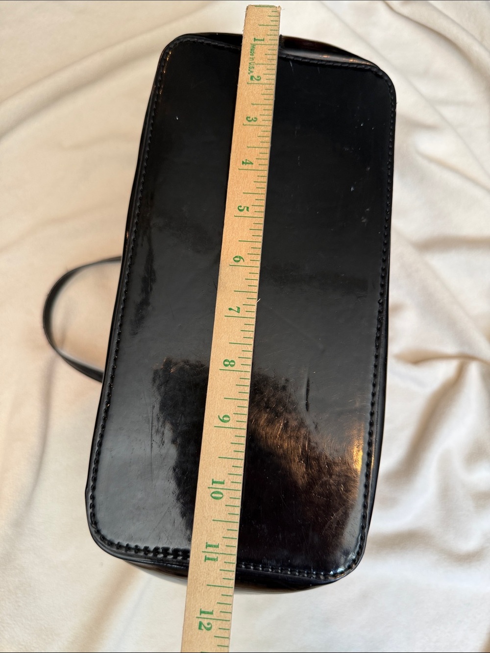 GUESS Black Patent Shoulder Tote - Picture 10 of 10